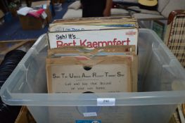 Collection of Vintage 12" LP Records and 78s