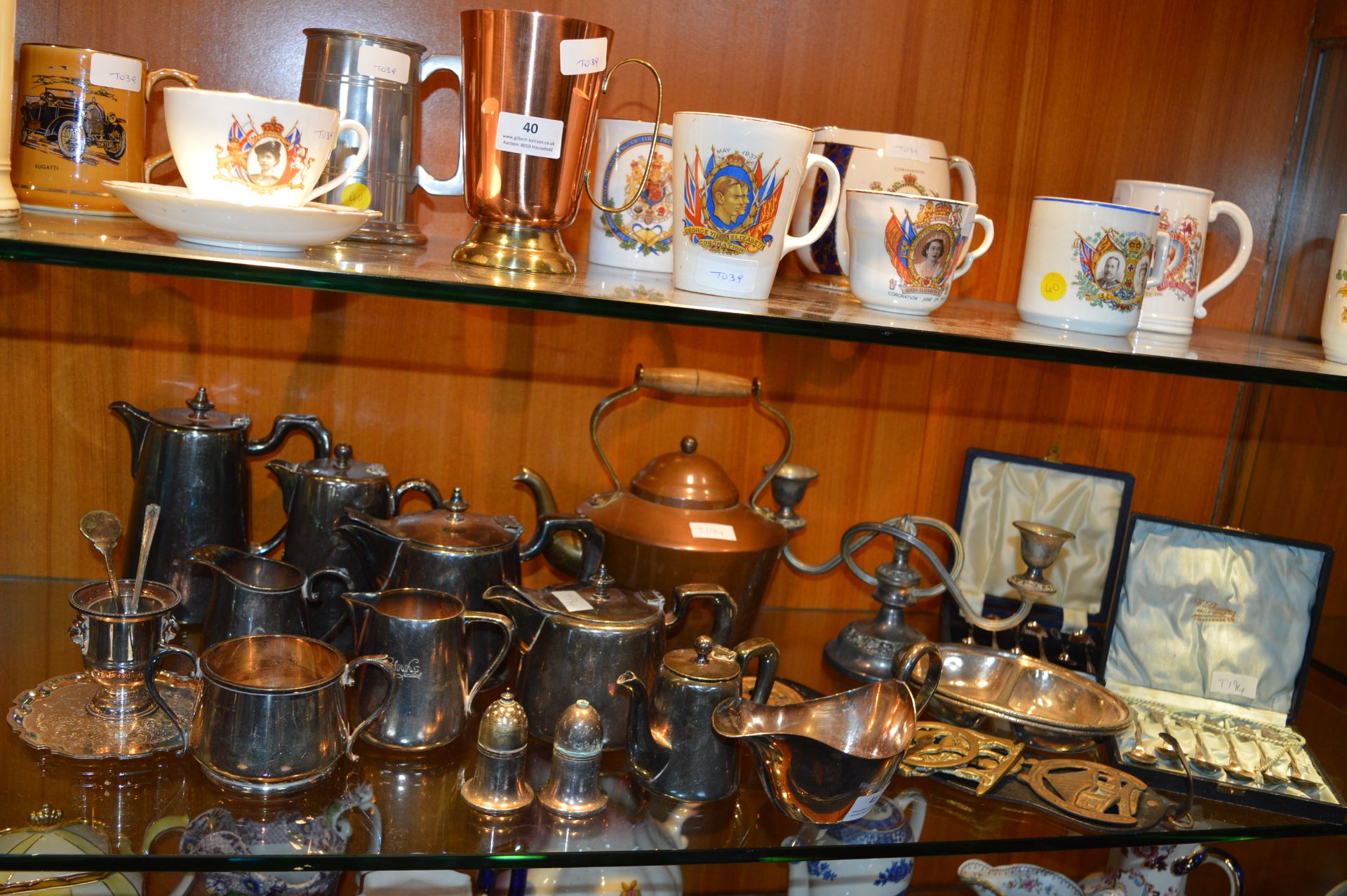 Collection of Silver Plated Ware, Teaspoons, Coppe