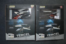 Two Tercel Infrared Mini Helicopters