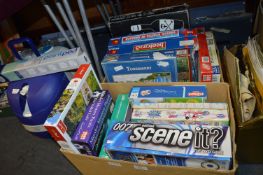 Two Boxes of Assorted Games and Jigsaws