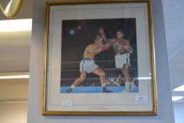 Print - Rocky Marciano and Muhammad Ali