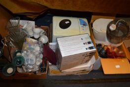 Three Boxes of Assorted Household Items Including