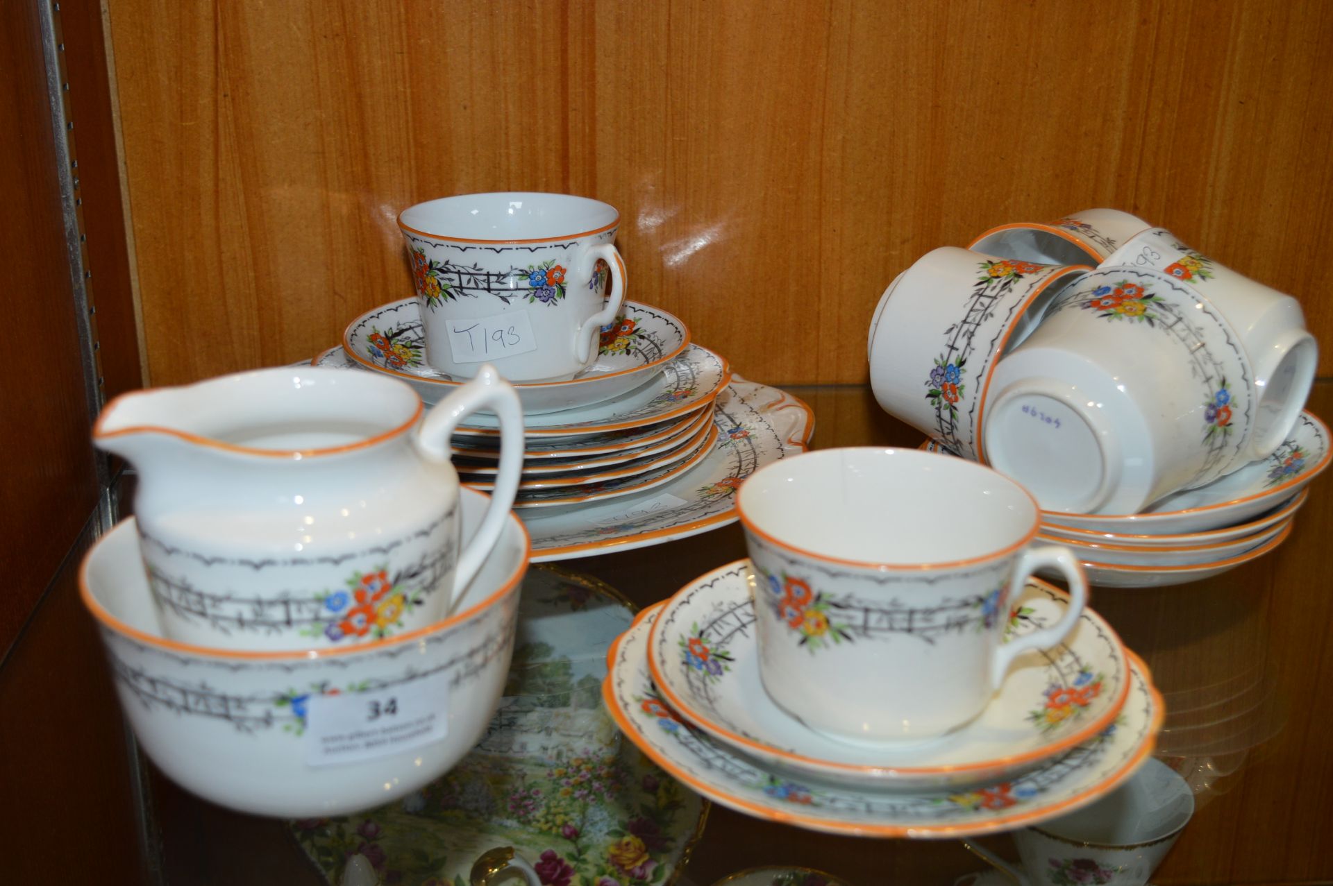 Vintage Part Tea Set (21 Pieces)