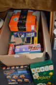 Large Box of Assorted Board Games