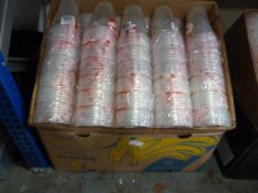 Large Quantity of Plastic England Cups