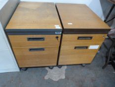 *Two Wood Effect Filing Drawers
