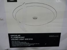 45x45x6.5cm Circular Fluorescent Ceiling Light