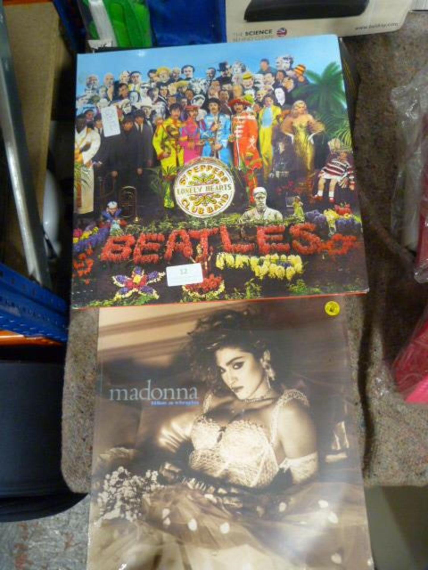 Madonna and a Beatles LP