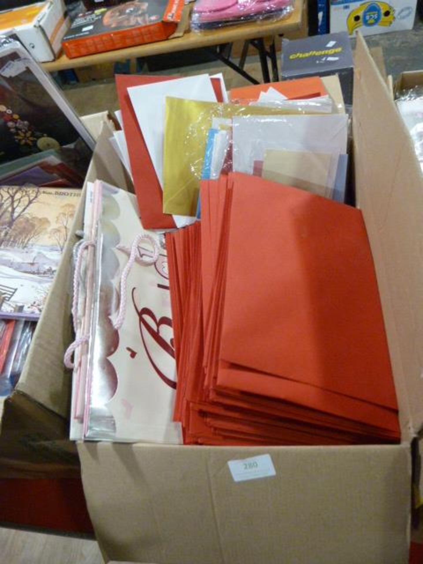 *Box of Envelopes and Gift Bags