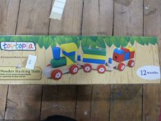 *Toy Topia Wood Stacking Train