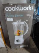 Cookwork White Plastic Blender