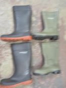 Two Pairs of Dunlop Wellington Boots