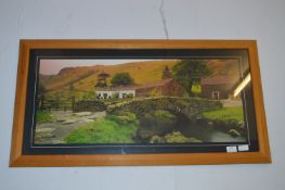 Framed Panoramic Countryside Photo Print