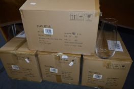 Four Boxes of Six Wilko Glass Flower Vases