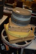 Eleven 16mm Cine Films including Bing Crosby Playing Golf, Beauty & The Barge etc