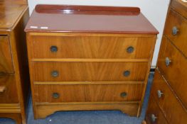 Three Height Chest of Drawers with Painted Top