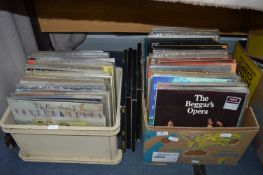 Two Boxes of 12" LP Records
