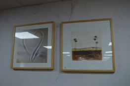 Two Framed Modern Prints