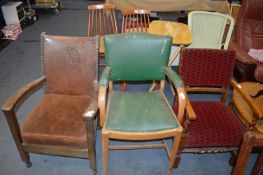 Three Vintage Armchairs