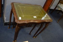 Nest of Glass Topped Tables (AF)