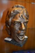 Bust of Mick Jagger