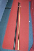 Snooker Cue and Case