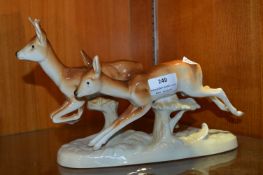 Royal Dux Figure of Two Deer (AF)