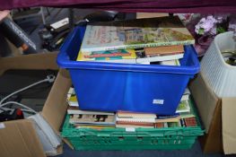 Two Crates of Hardback Books, etc.