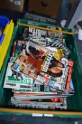 Crate of Total Guitar Magazines