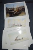 Eight Signed Prints by D. Bell and Others