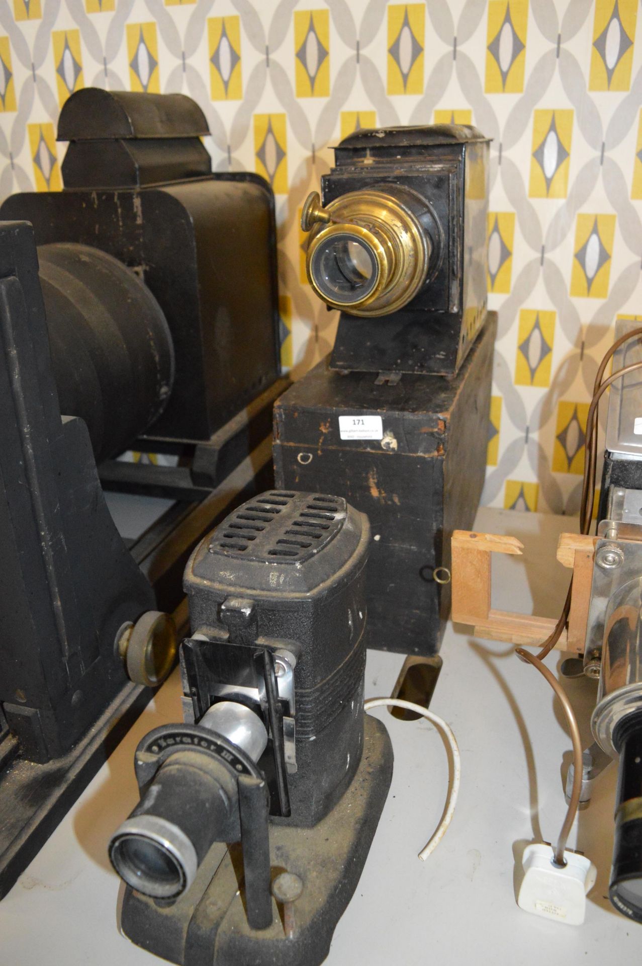 Two Antique Projectors (AF)