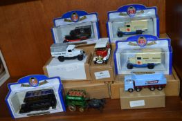 Eight Boxed Diecast Model Vehicles