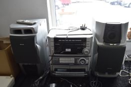 Aiwa Audio System with Remote