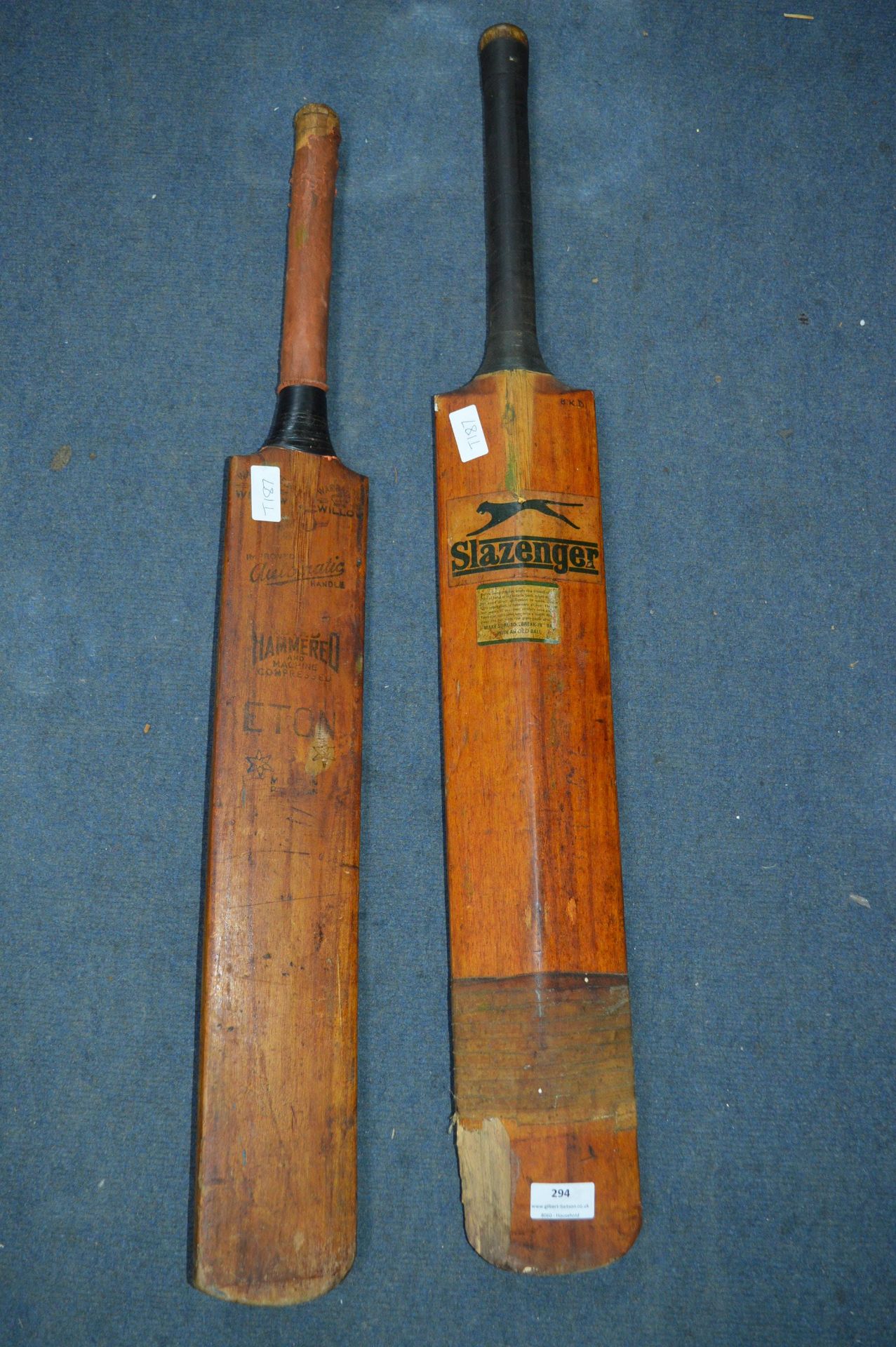 Two Vintage Cricket Bats (AF)