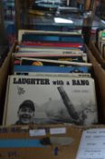Box of Vintage 12" LP Records