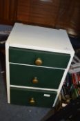Small Painted Three Drawer Chest