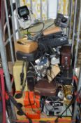 Cage of Assorted Projectors and Cine Cameras