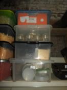 *Four Boxes Containing Assorted Plastic Containers