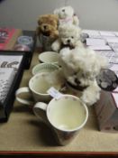 *Ten Ceramic Cups and Four Soft Toys