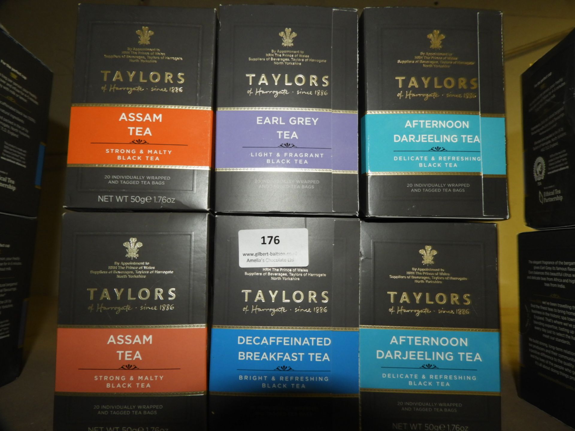 *Six Boxes of Taylors Tea Bags