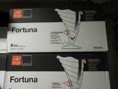 *Two Boxes of Six Fortuna Ice Cream Glasses