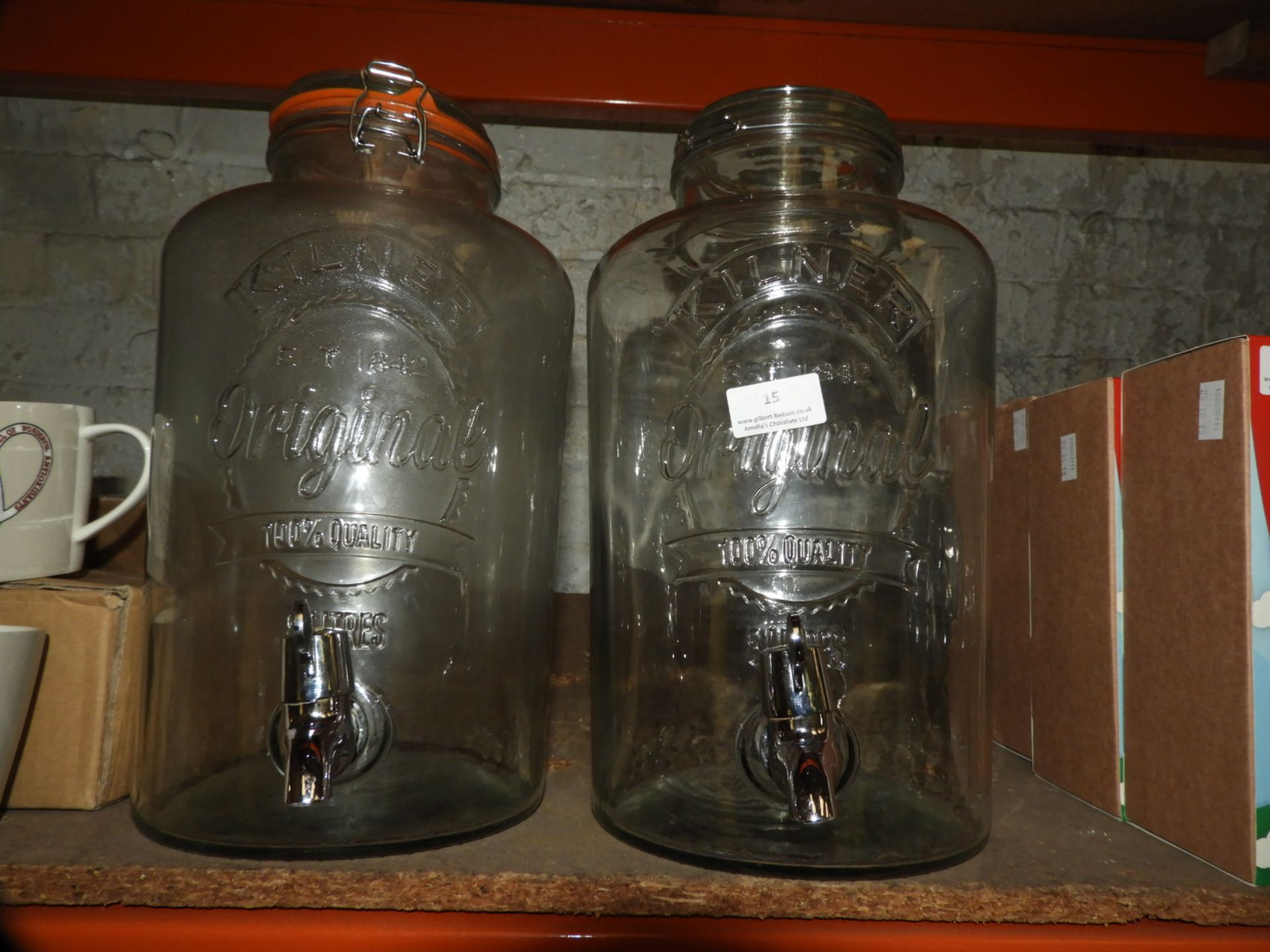 *Two Kilner Water Jars