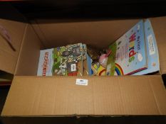 *Box Containing Children's Toys, Reading Books, et