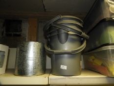 *Galvanised Mop Bucket and Four Plastic Buckets