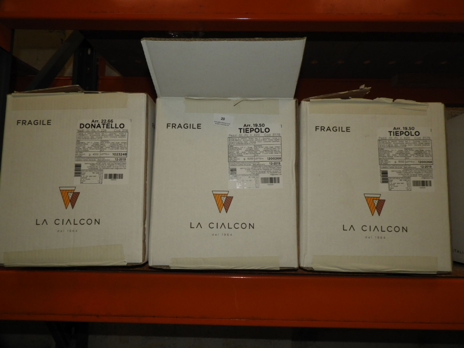 *Three Part Boxes of La Cialcon Wafer Cones (best