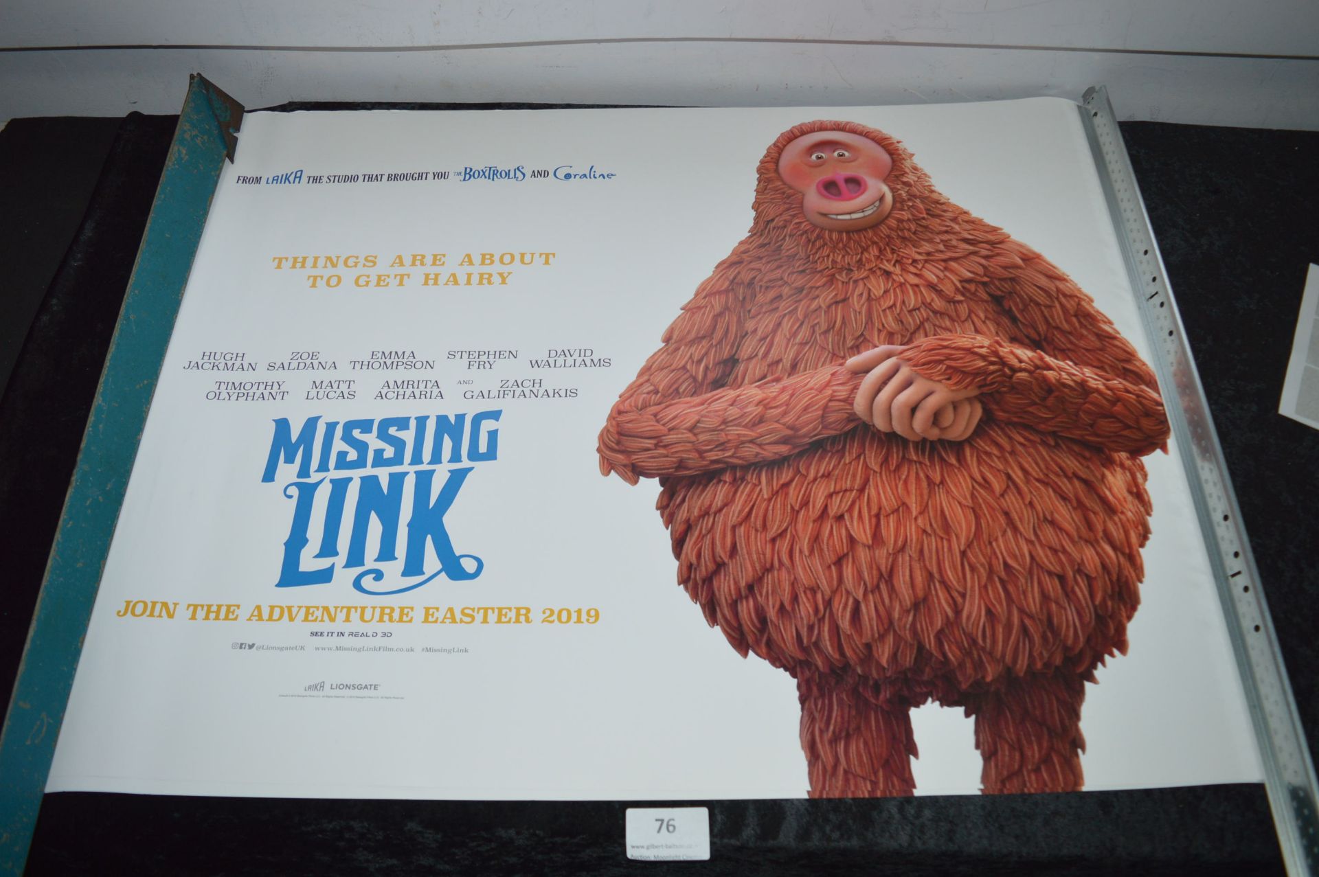 *Cinema Poster - Missing Link