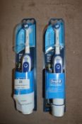 *Two Oral-B Ap400 Electric Toothbrushes