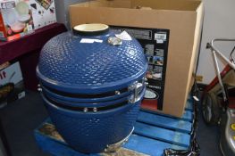 *Kamado Ceramic Outdoor Grill (Blue) Model:LGK24C1