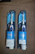 *Two Oral-B Ap400 Electric Toothbrushes