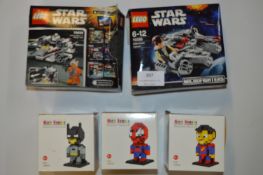 Two Boxes of Lego Star Wars and Three Others